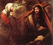 Bartolome Esteban Murillo Jesus bearing a cross oil painting reproduction
